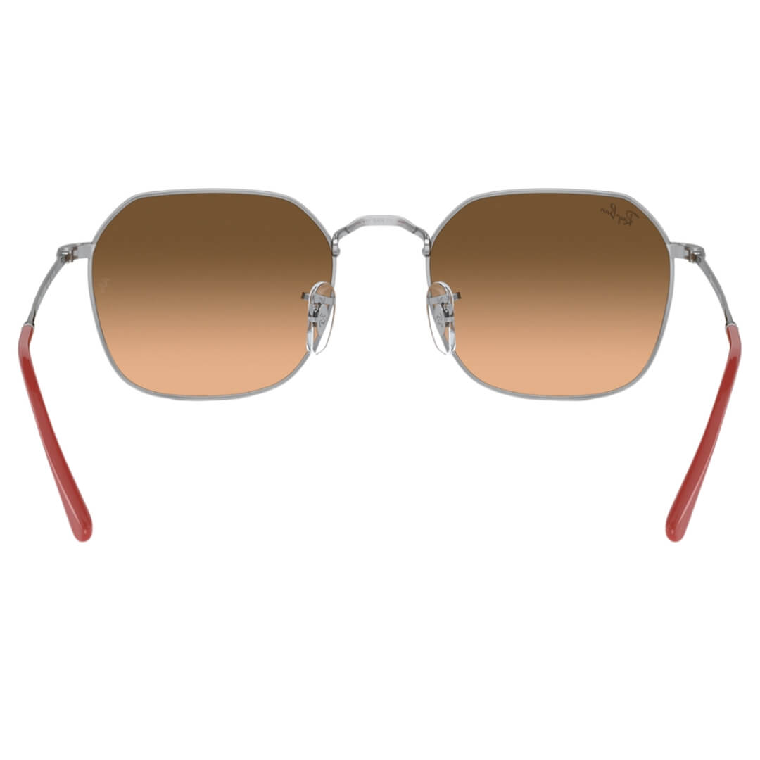 Ray-Ban Jim RB3694 003/3B Sunglasses - Silver Frame, Pink/Black Gradient Lens Back View