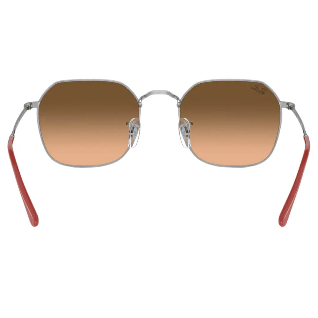Ray-Ban Jim RB3694 003/3B Sunglasses - Silver Frame, Pink/Black Gradient Lens Back View