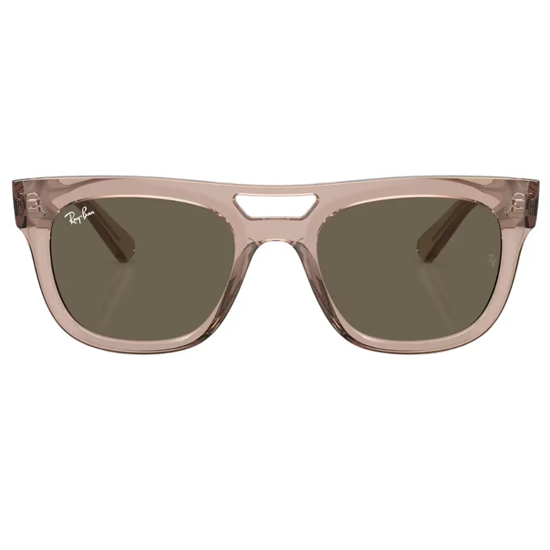 Ray-Ban Phil RB4426 6727/3 - Transparent Light Brown Frame, Brown Lens Front View