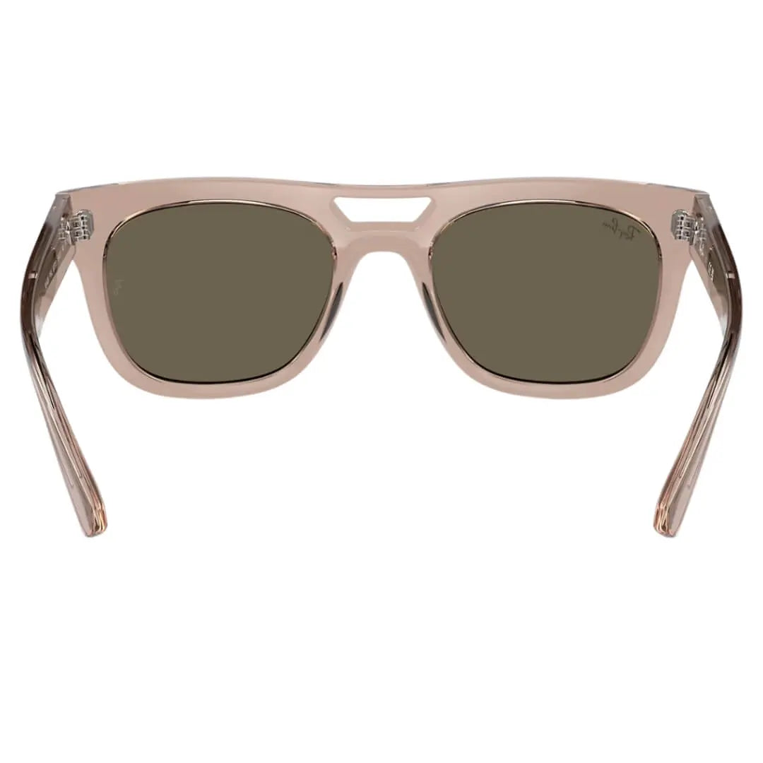 Ray-Ban Phil RB4426 6727/3 - Transparent Light Brown Frame, Brown Lens Back View