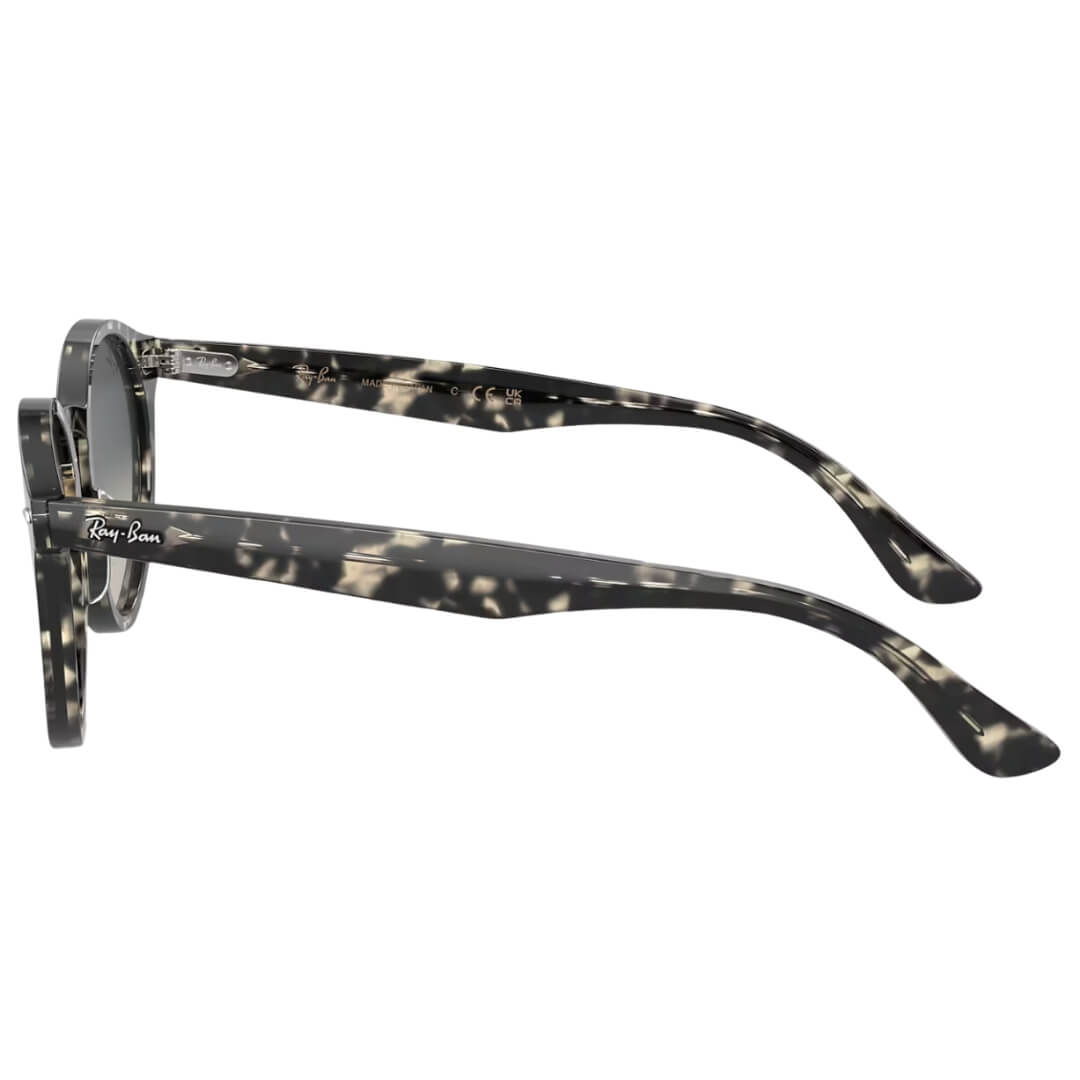 Ray-Ban Larry RB7680S 133371 - Grey Havana Frame with Grey Lens Side Frame View