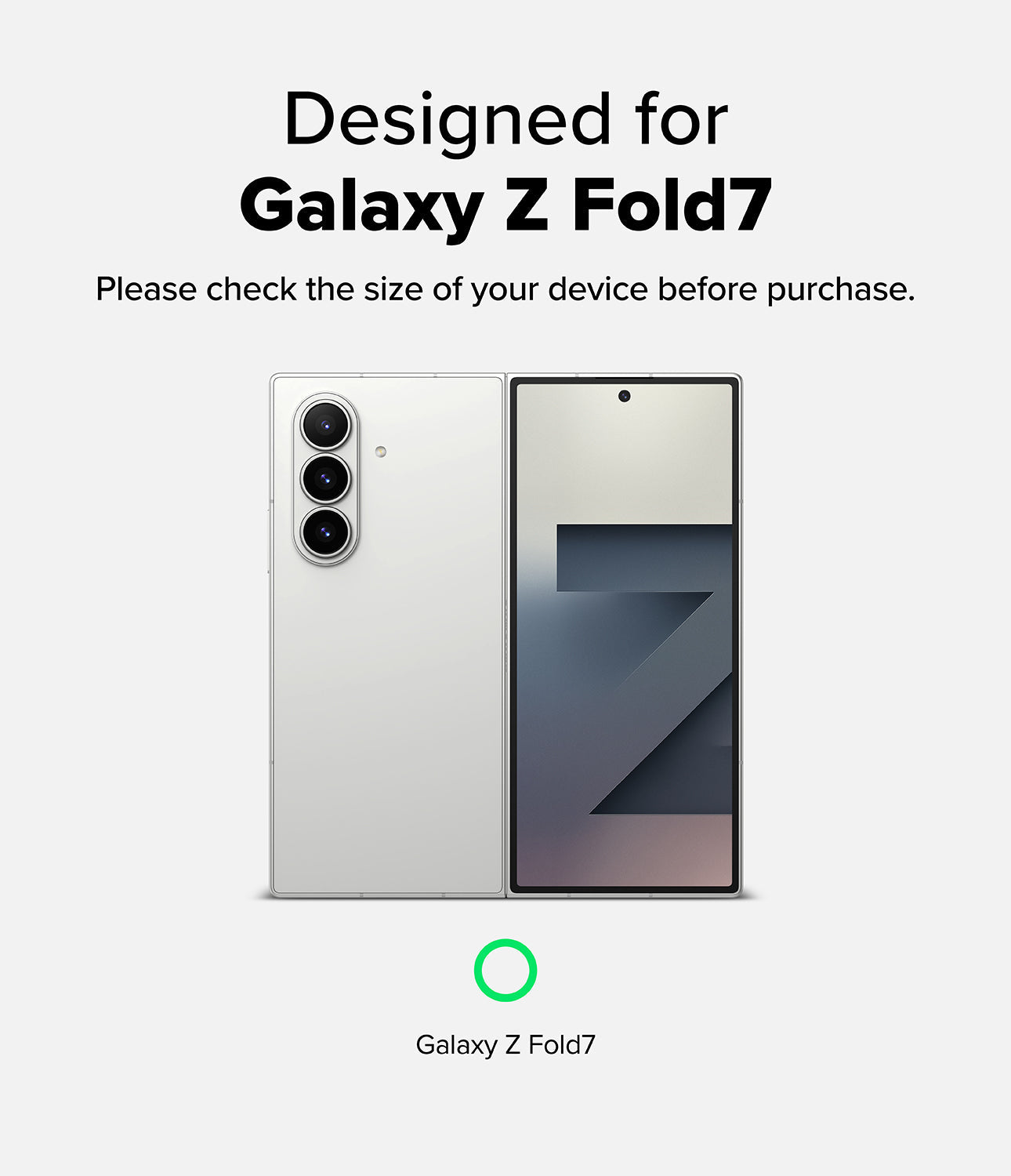 Galaxy Z Fold 7 Case Fusion Magnetic Clear by Ringke