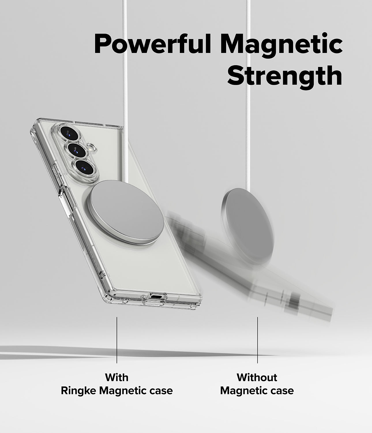 Galaxy Z Fold 7 Case Fusion Magnetic Clear by Ringke