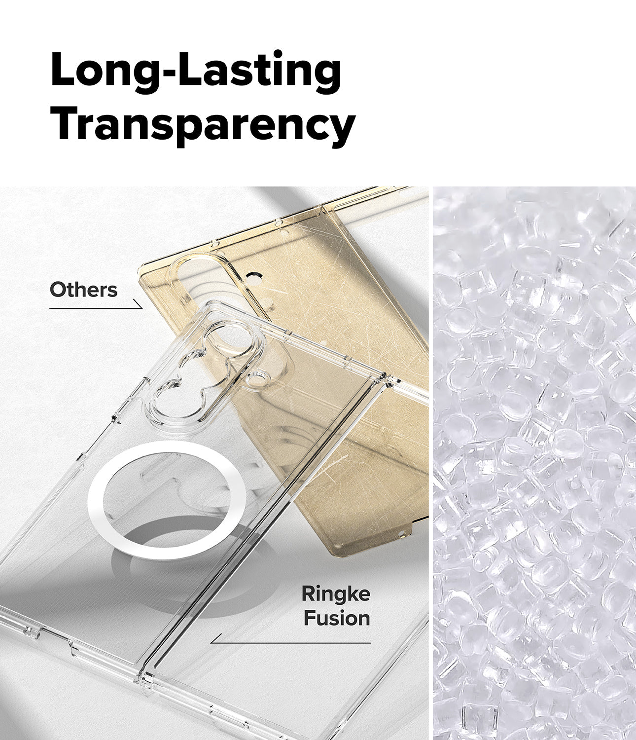 Galaxy Z Fold 7 Case Fusion Magnetic Clear by Ringke