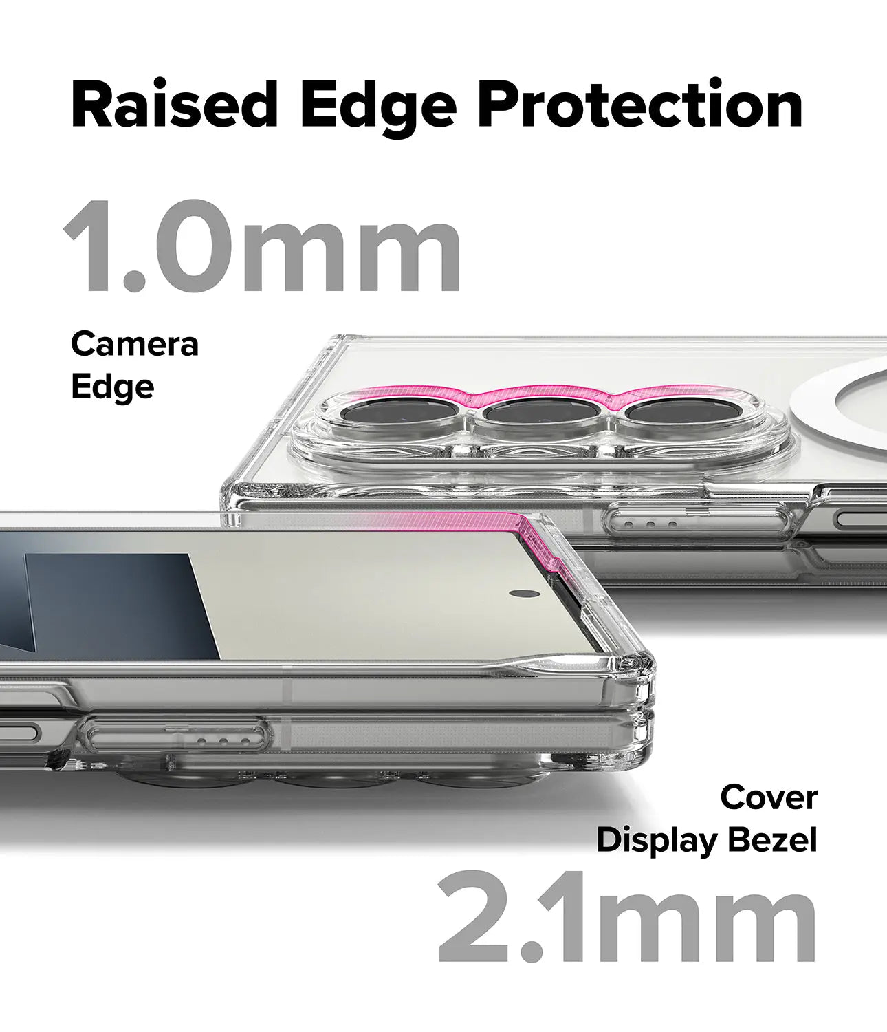 Galaxy Z Fold 7 Case Fusion Magnetic Clear by Ringke Ringke