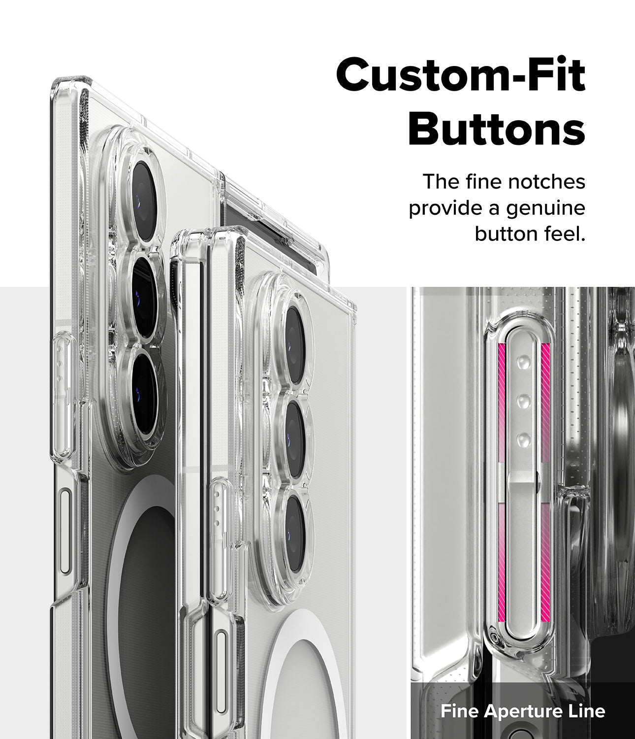 Galaxy Z Fold 7 Case Fusion Magnetic Clear by Ringke