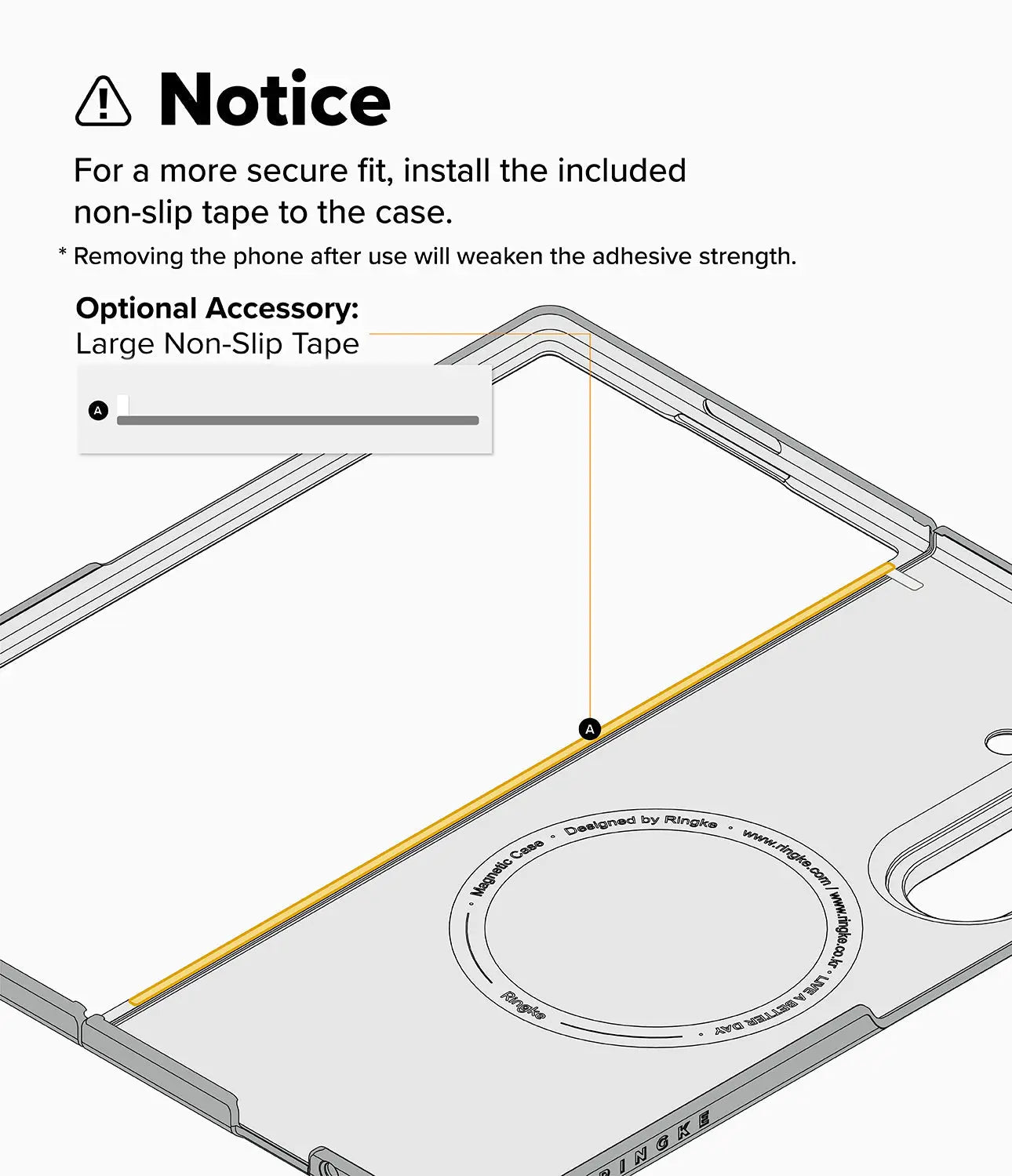 Galaxy Z Fold 7 Case Fusion Magnetic Clear by Ringke Ringke