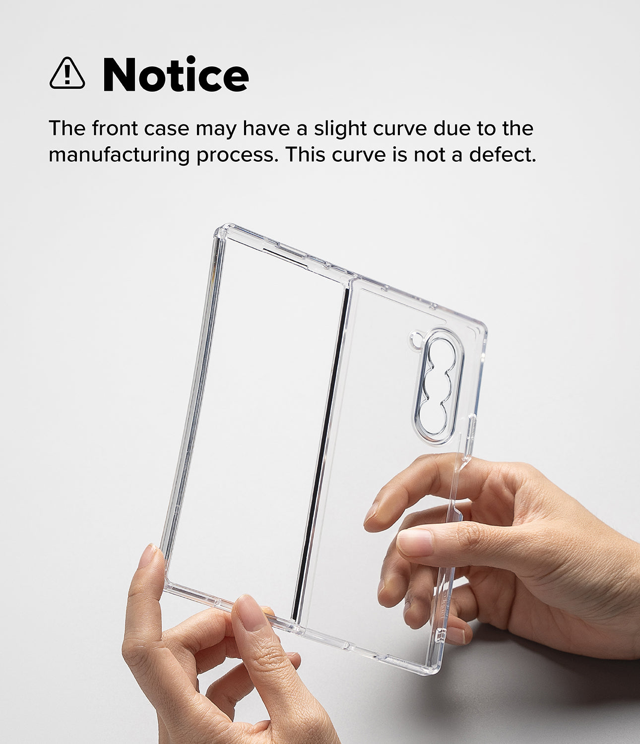 Galaxy Z Fold 7 Case Fusion Magnetic Clear by Ringke