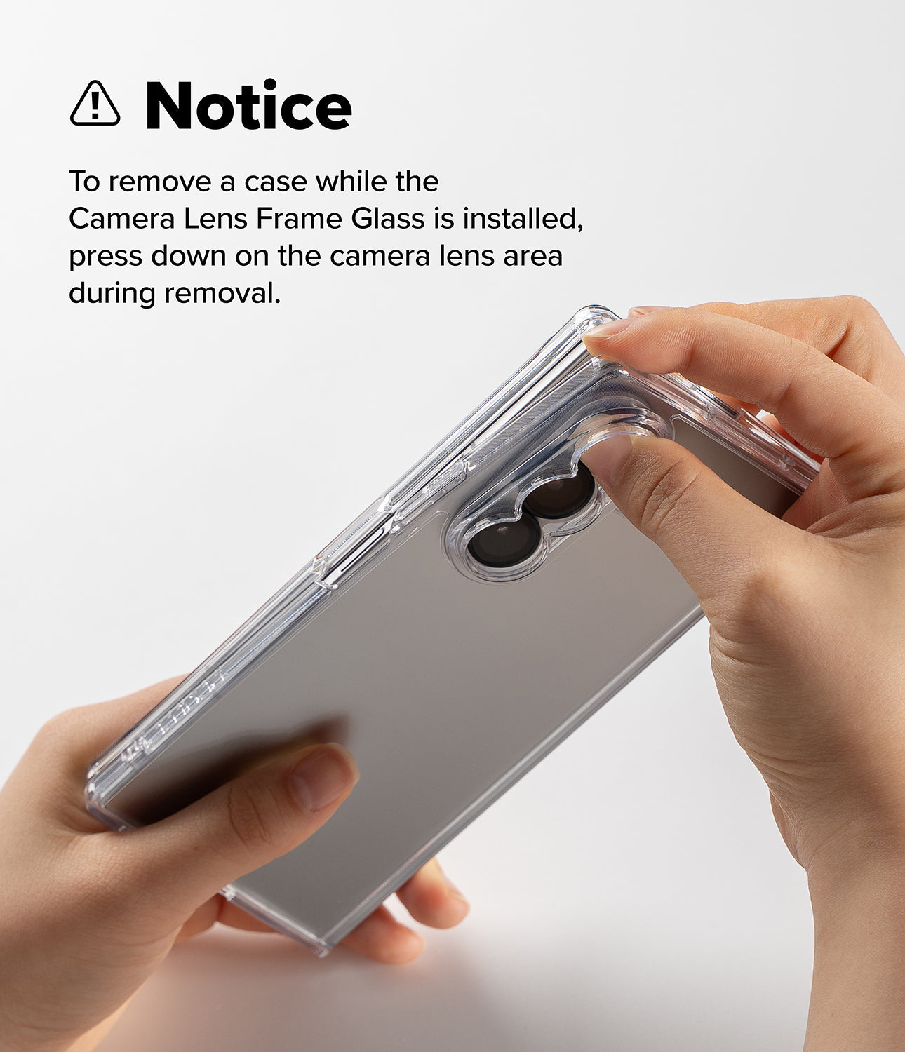 Galaxy Z Fold 7 Case Fusion Magnetic Clear by Ringke