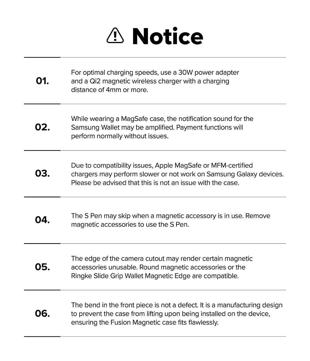 Galaxy Z Fold 7 Case Fusion Magnetic Clear by Ringke