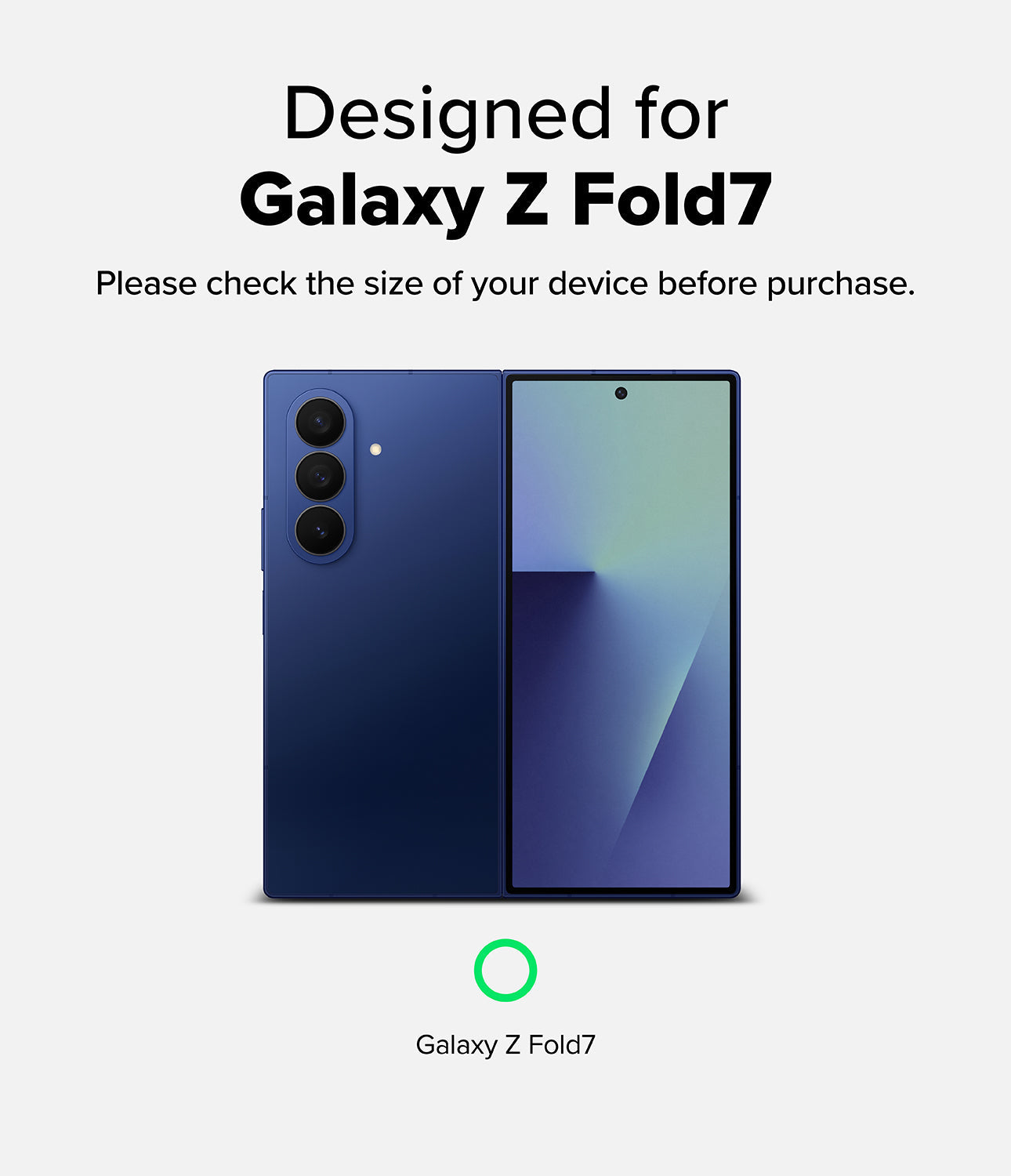 Galaxy Z Fold 7 Case Alles Black by Ringke