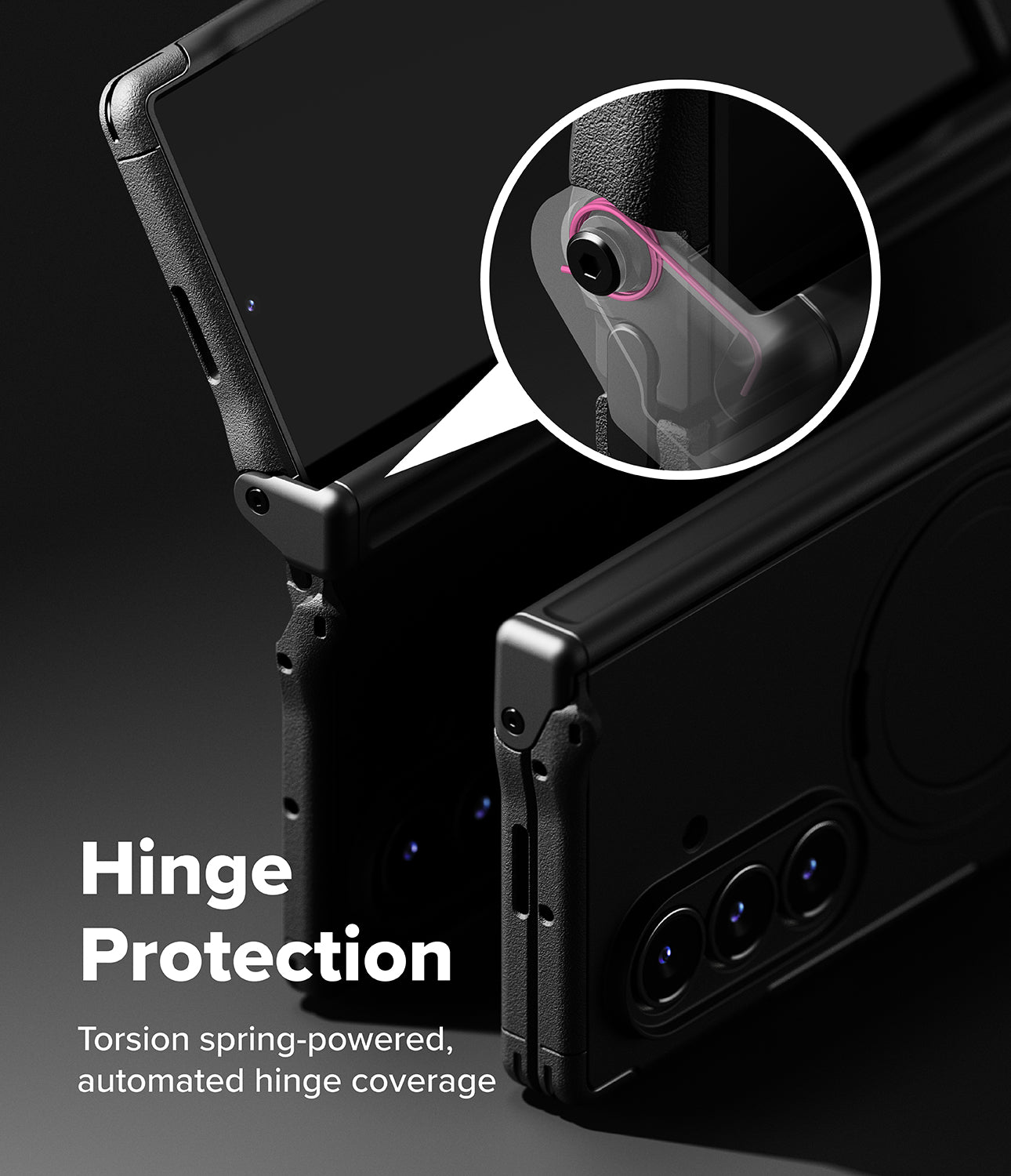 Galaxy Z Fold 7 Case Alles Black by Ringke