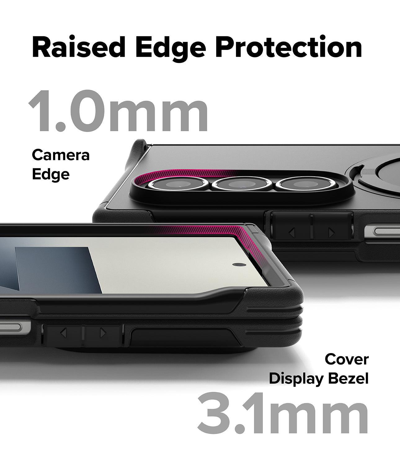 Galaxy Z Fold 7 Case Alles Black by Ringke