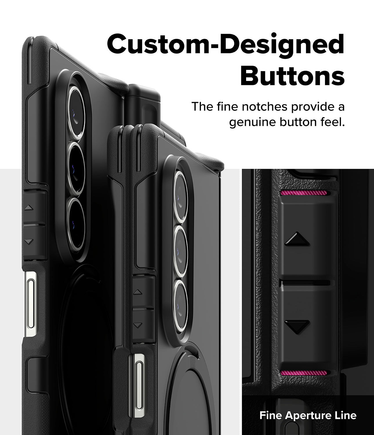 Galaxy Z Fold 7 Case Alles Black by Ringke