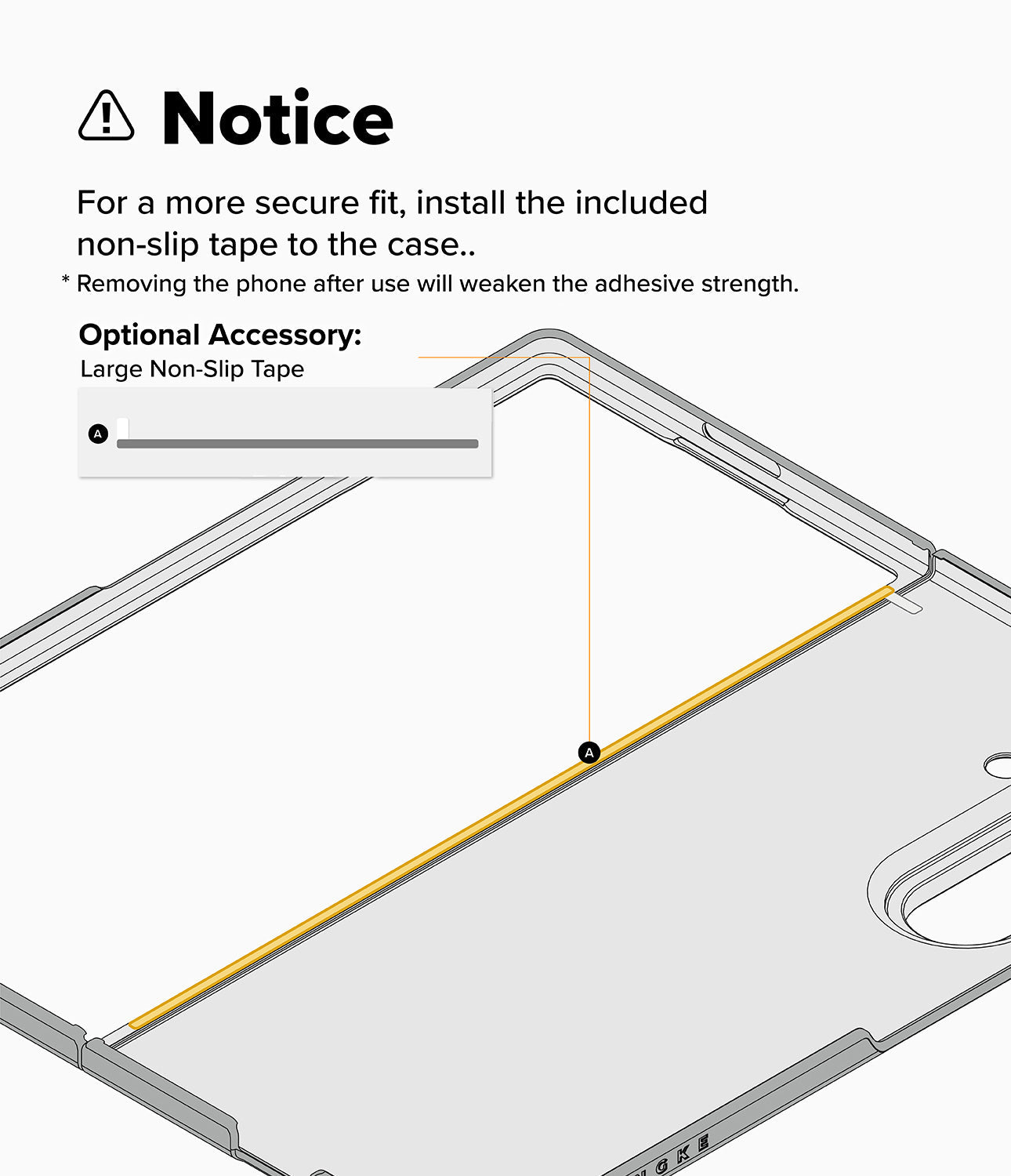 Galaxy Z Fold 7 Case Alles Black by Ringke