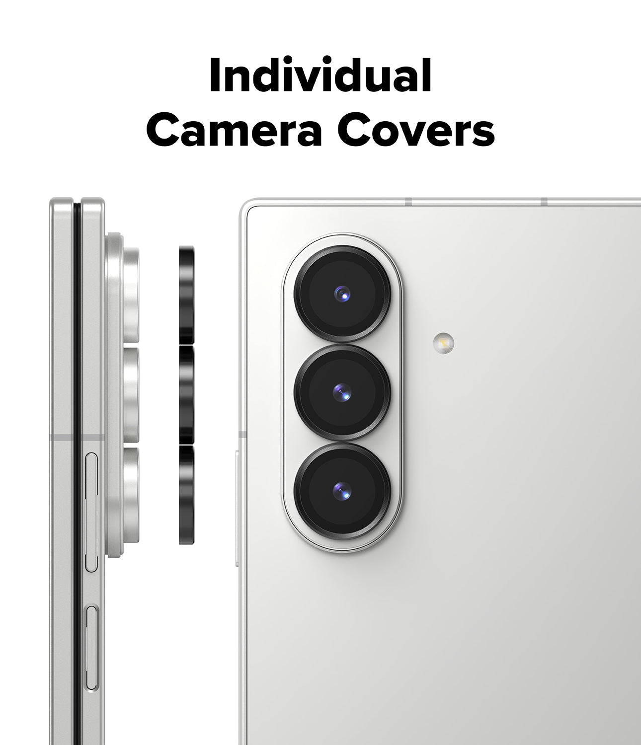 Galaxy Z Fold 7 Camera Lens Frame Glass 2 Pack by Ringke