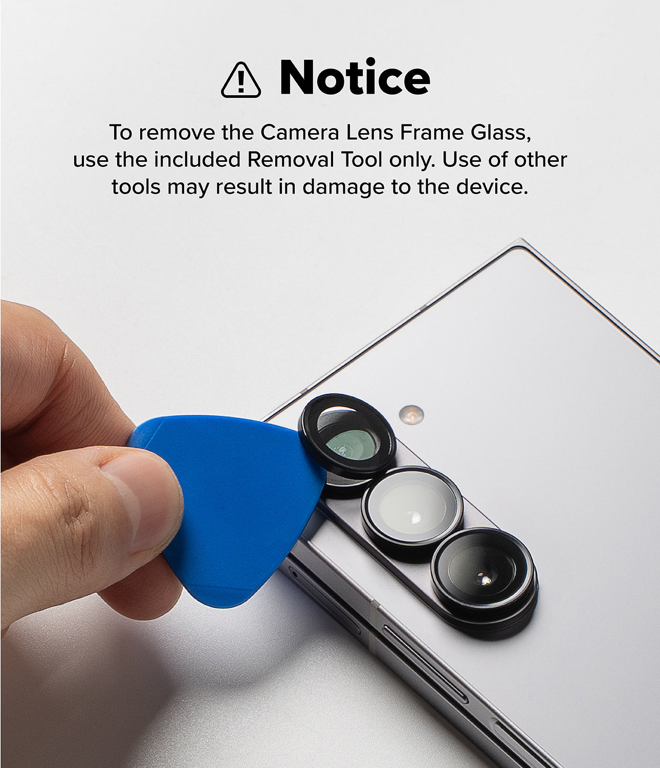 Galaxy Z Fold 7 Camera Lens Frame Glass 2 Pack by Ringke