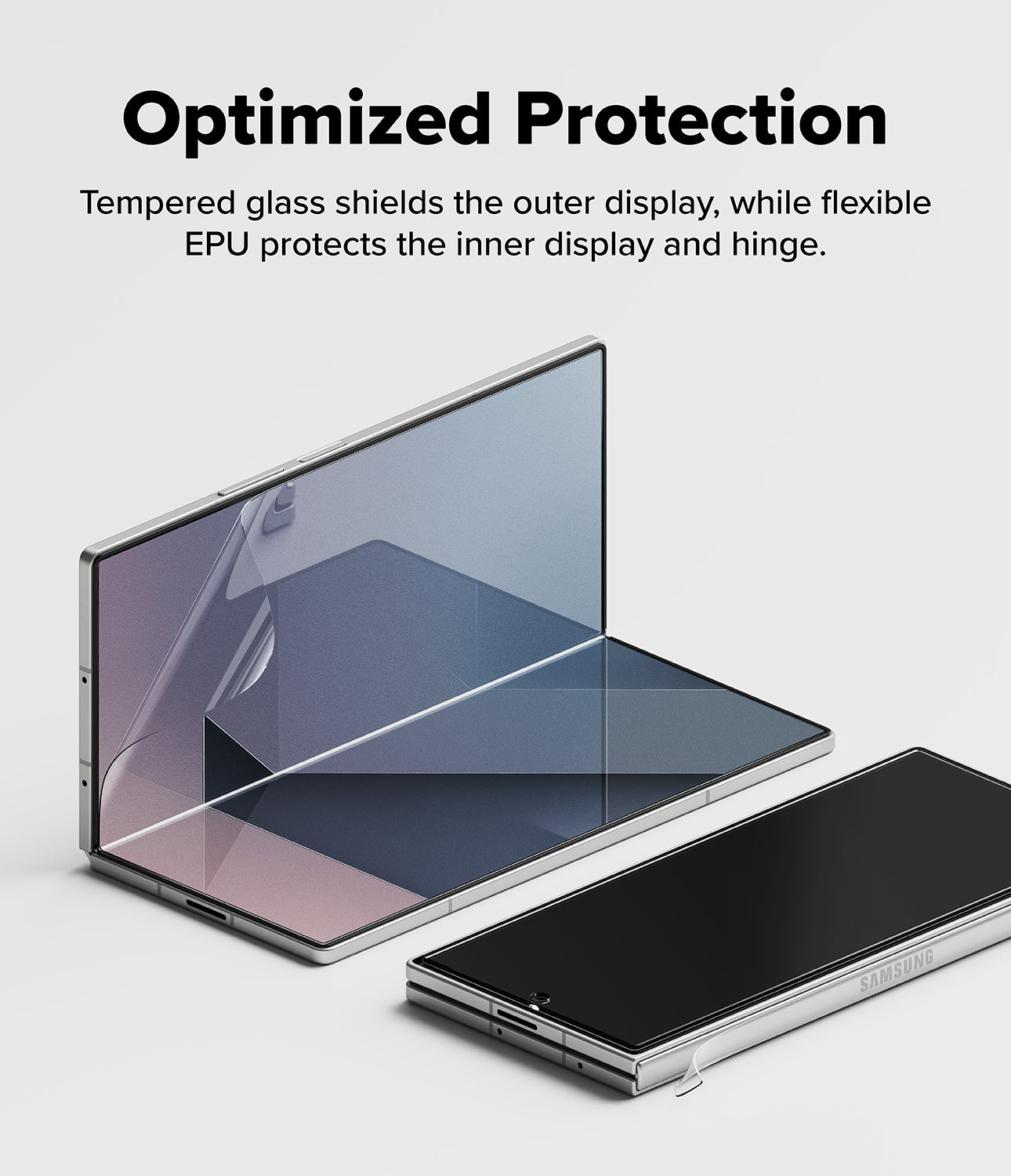 Galaxy Z Fold 7 3-in-1 Protector Pro Film + Hinge by Ringke