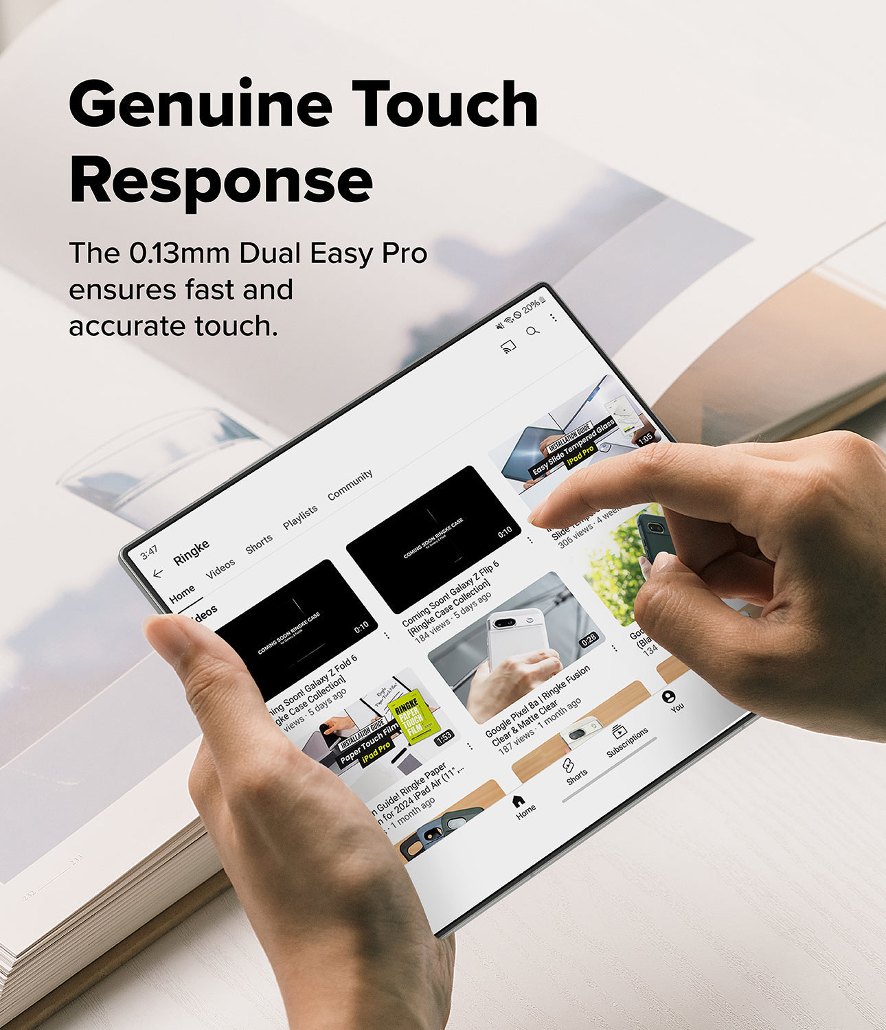 Galaxy Z Fold 7 3-in-1 Protector Pro Film + Hinge by Ringke