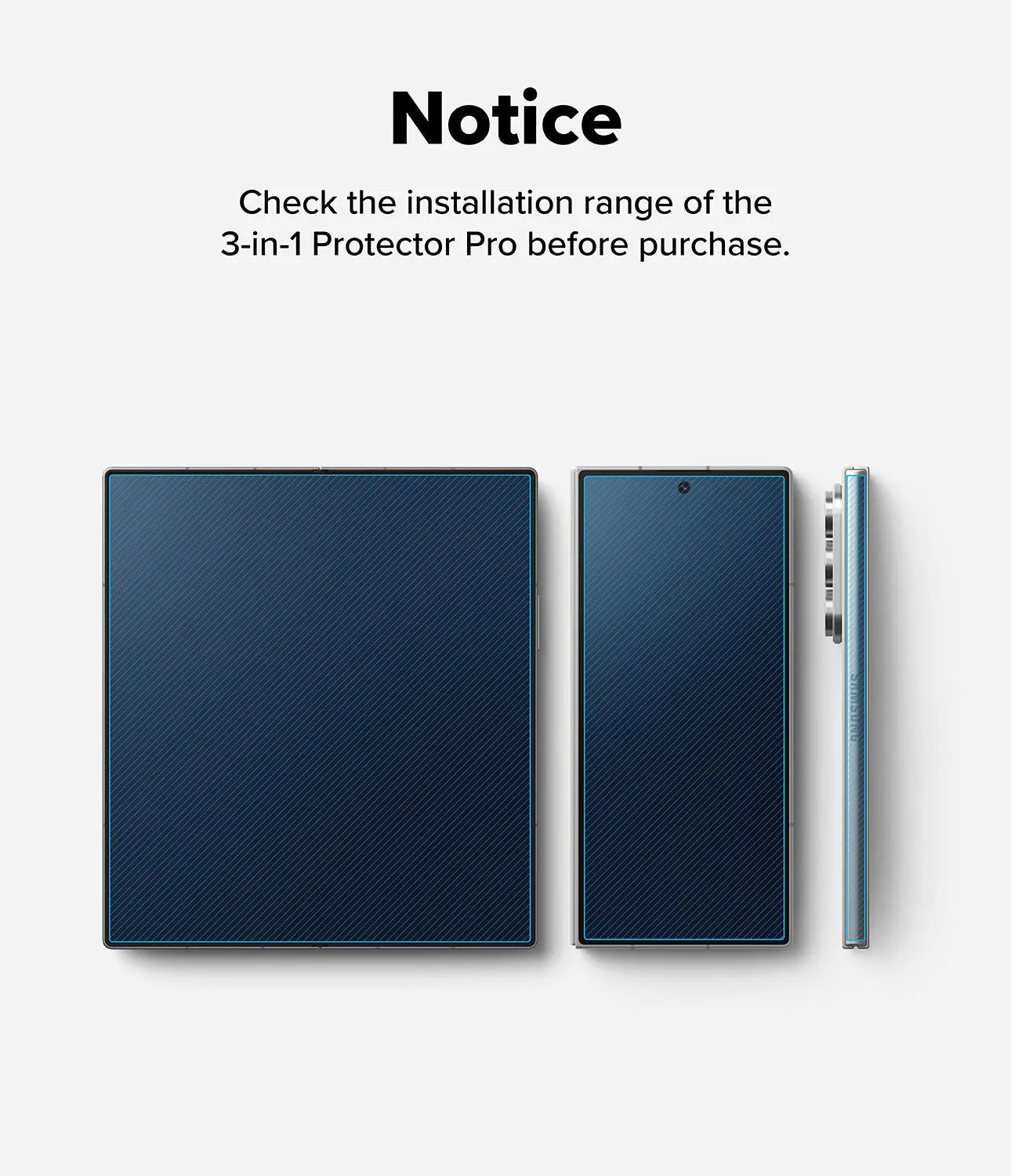 Galaxy Z Fold 7 3-in-1 Protector Pro Film + Hinge by Ringke Ringke