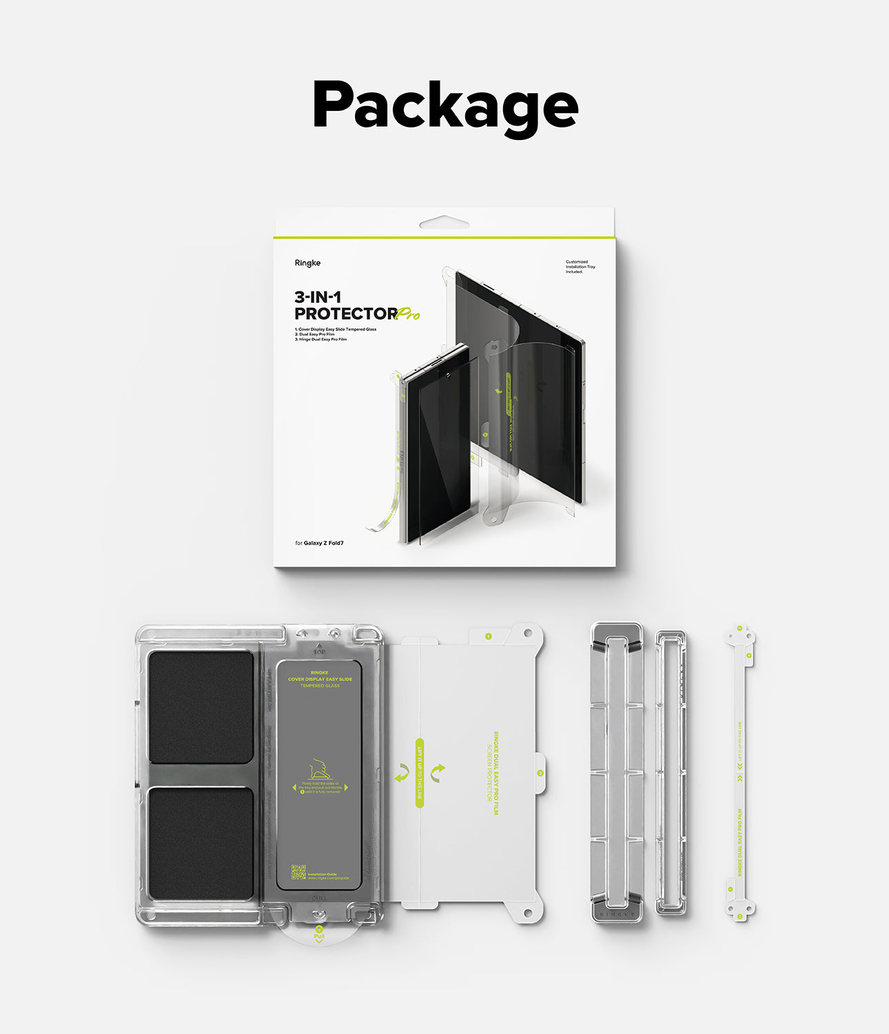 Galaxy Z Fold 7 3-in-1 Protector Pro Film + Hinge by Ringke