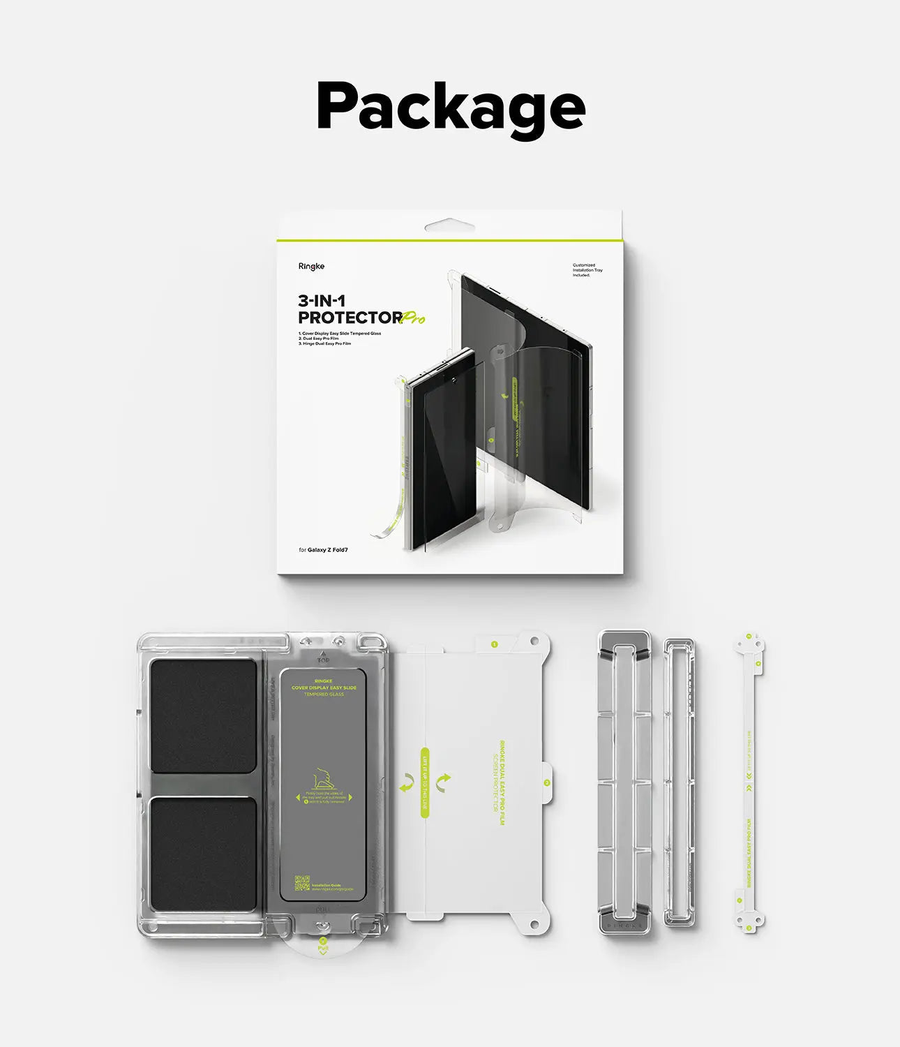 Galaxy Z Fold 7 3-in-1 Protector Pro Film + Hinge by Ringke Ringke
