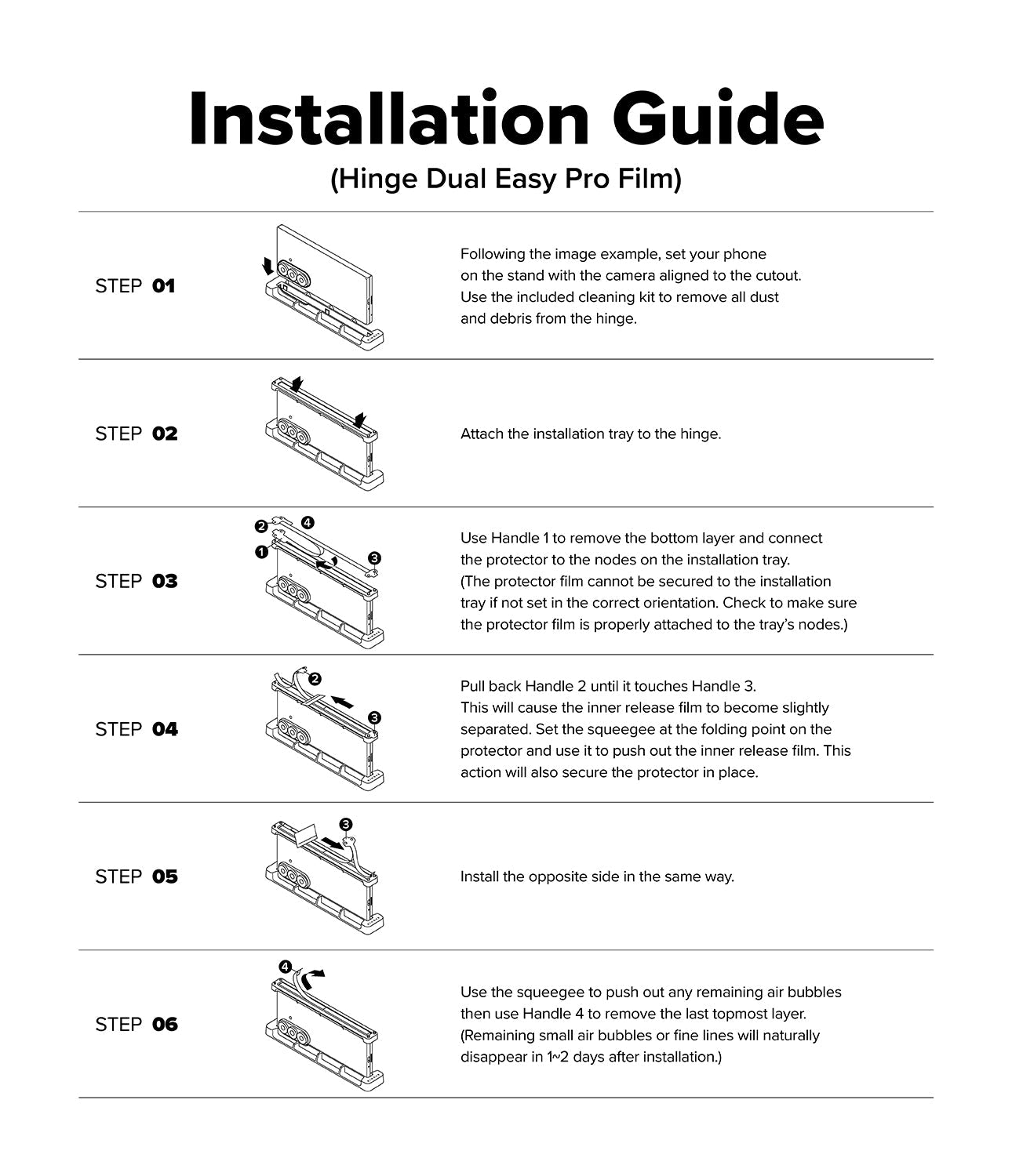 Galaxy Z Fold 7 3-in-1 Protector Pro Film + Hinge by Ringke