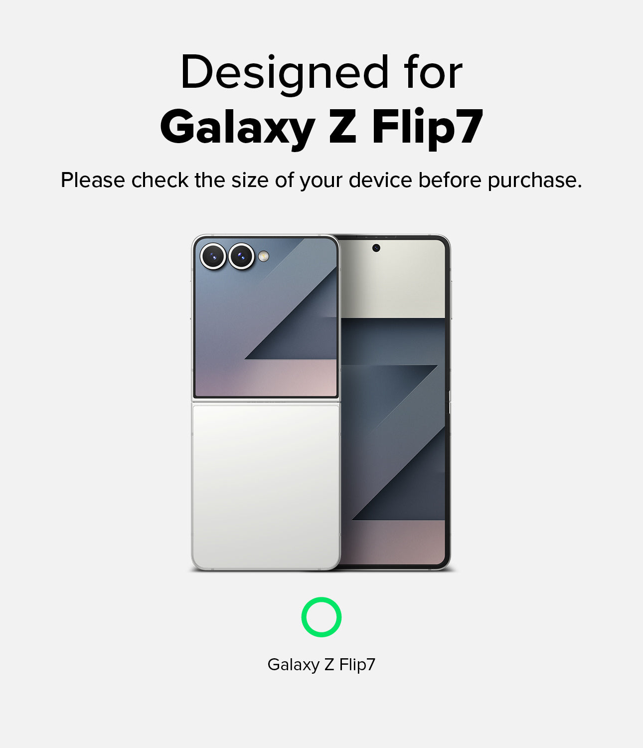 Galaxy Z Flip 7 Case Fusion Magnetic Clear by Ringke