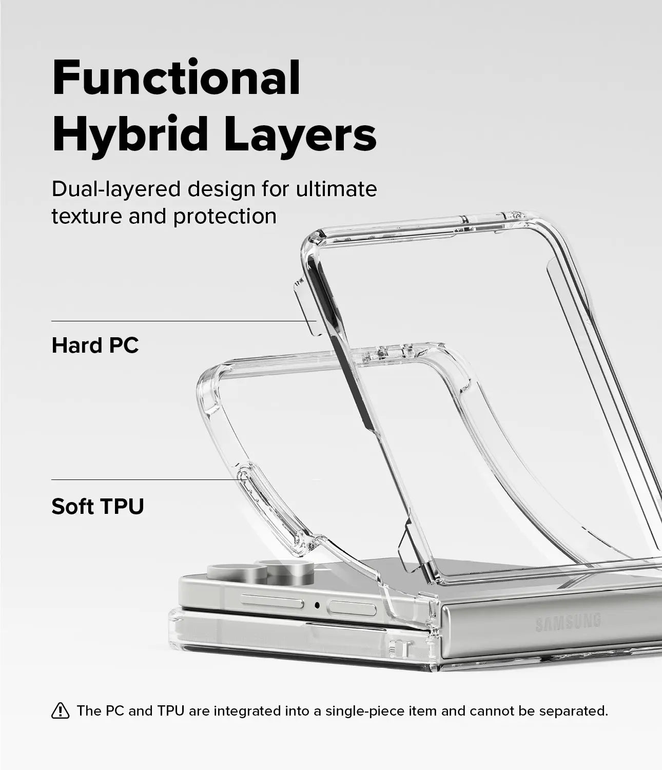 Galaxy Z Flip 7 Case Fusion Magnetic Clear by Ringke Ringke