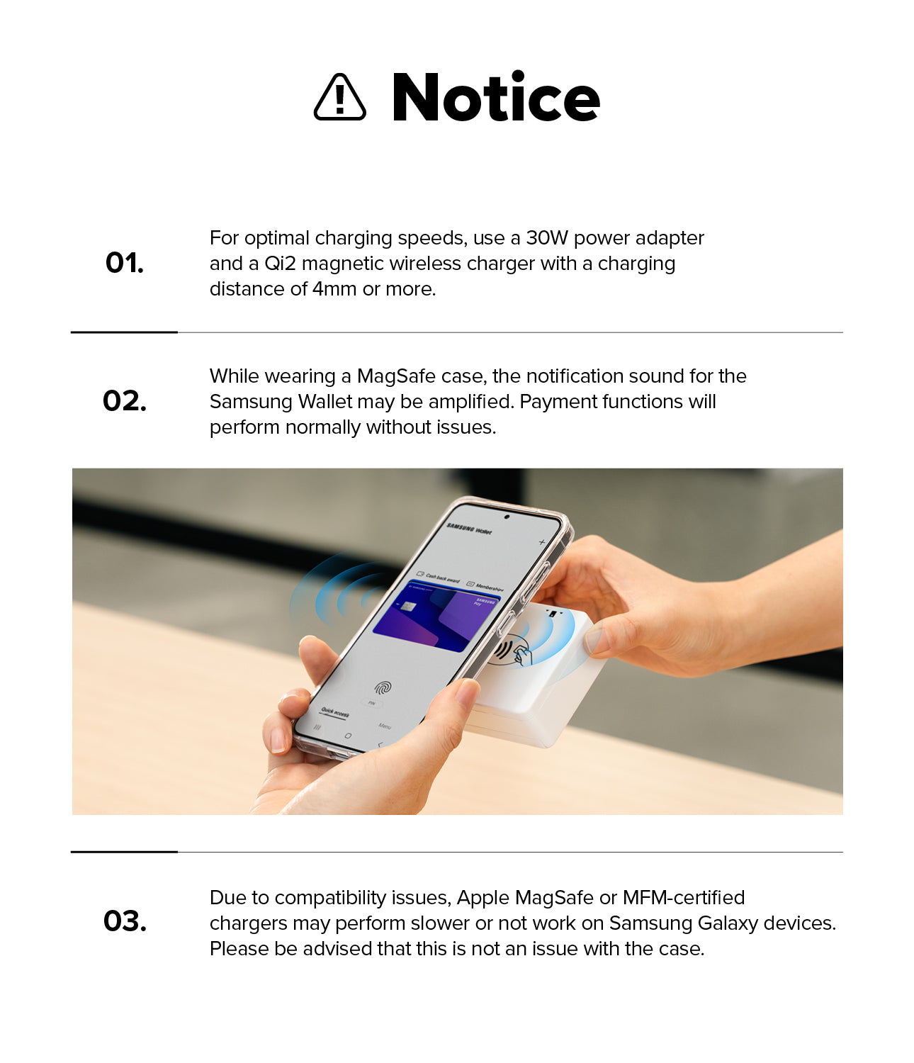 Galaxy Z Flip 7 Case Fusion Magnetic Clear by Ringke