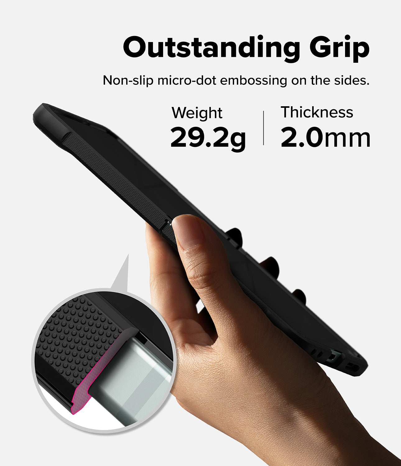 Galaxy Z Flip 7 Case Onyx Black by Ringke