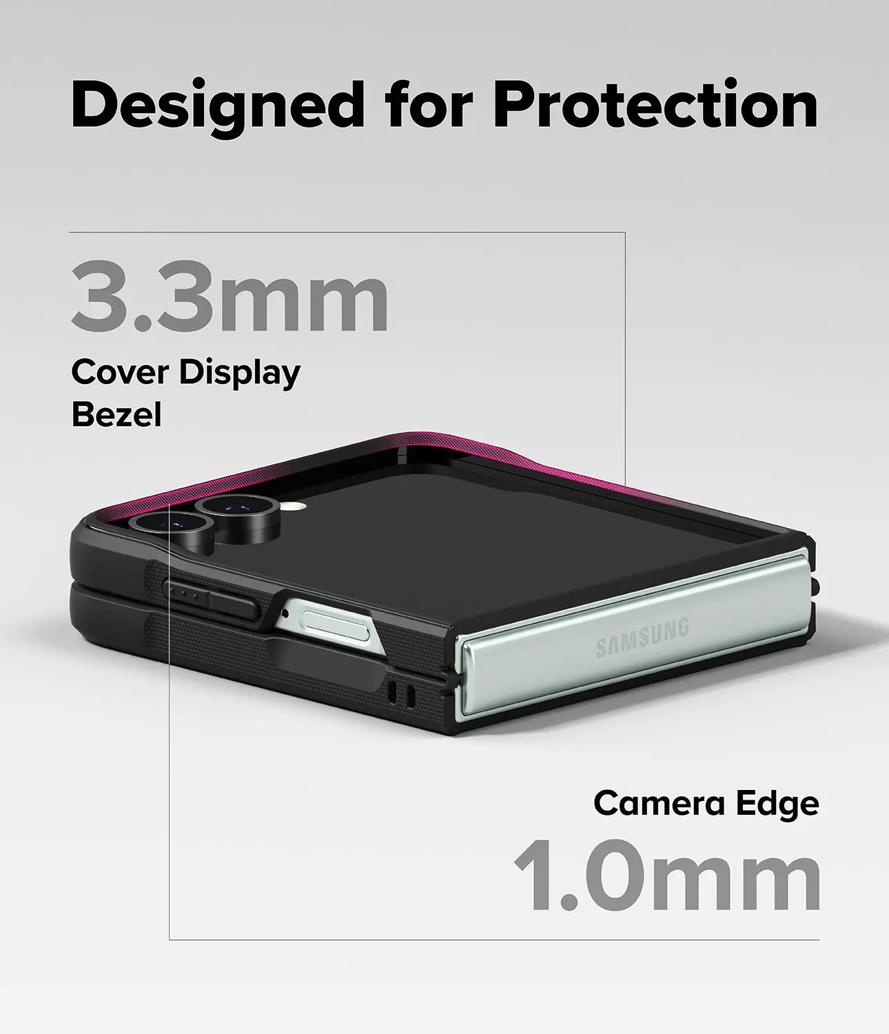 Galaxy Z Flip 7 Case Onyx Black by Ringke Ringke