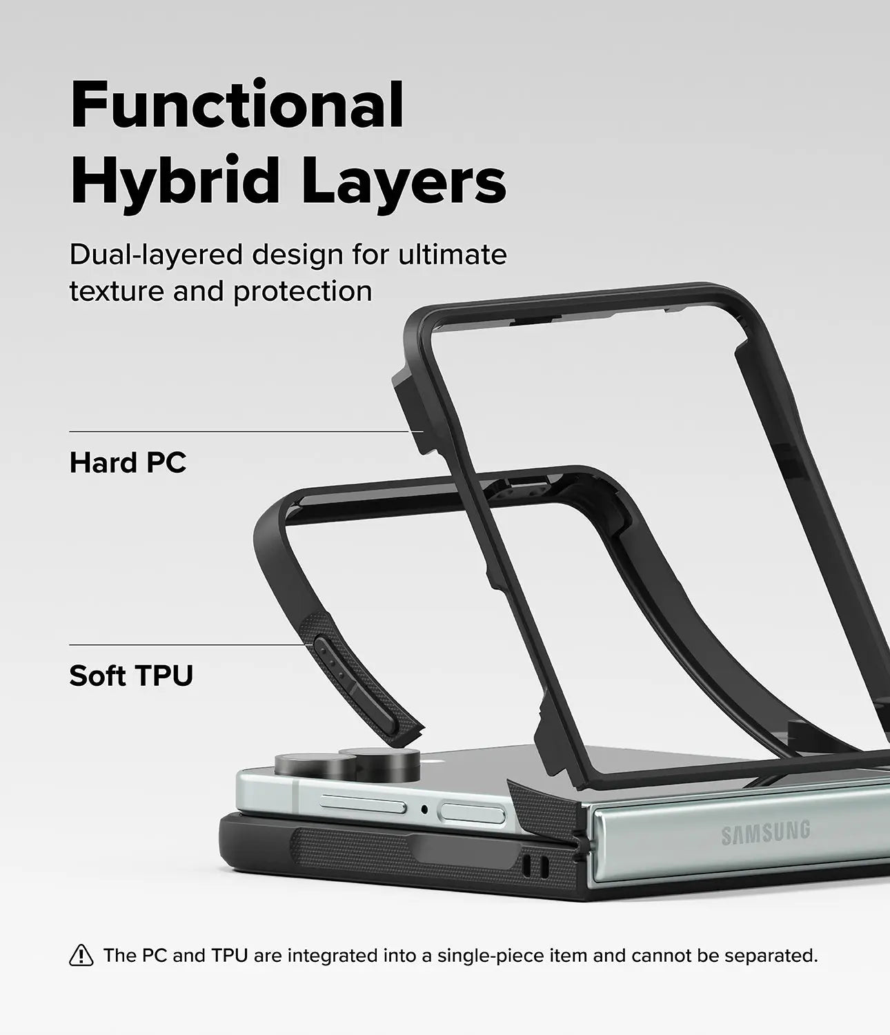 Galaxy Z Flip 7 Case Onyx Black by Ringke Ringke