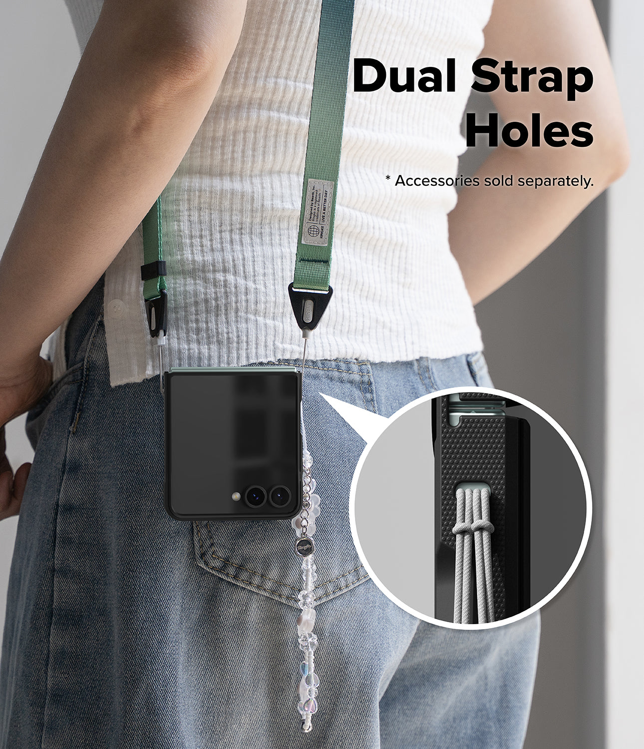 Galaxy Z Flip 7 Case Onyx Black by Ringke