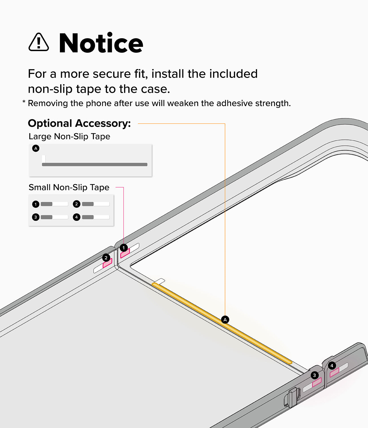 Galaxy Z Flip 7 Case Onyx Black by Ringke