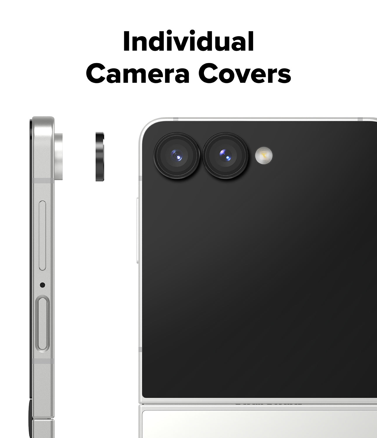 Galaxy Z Flip 7 Camera Lens Frame Glass 2 Pack by Ringke