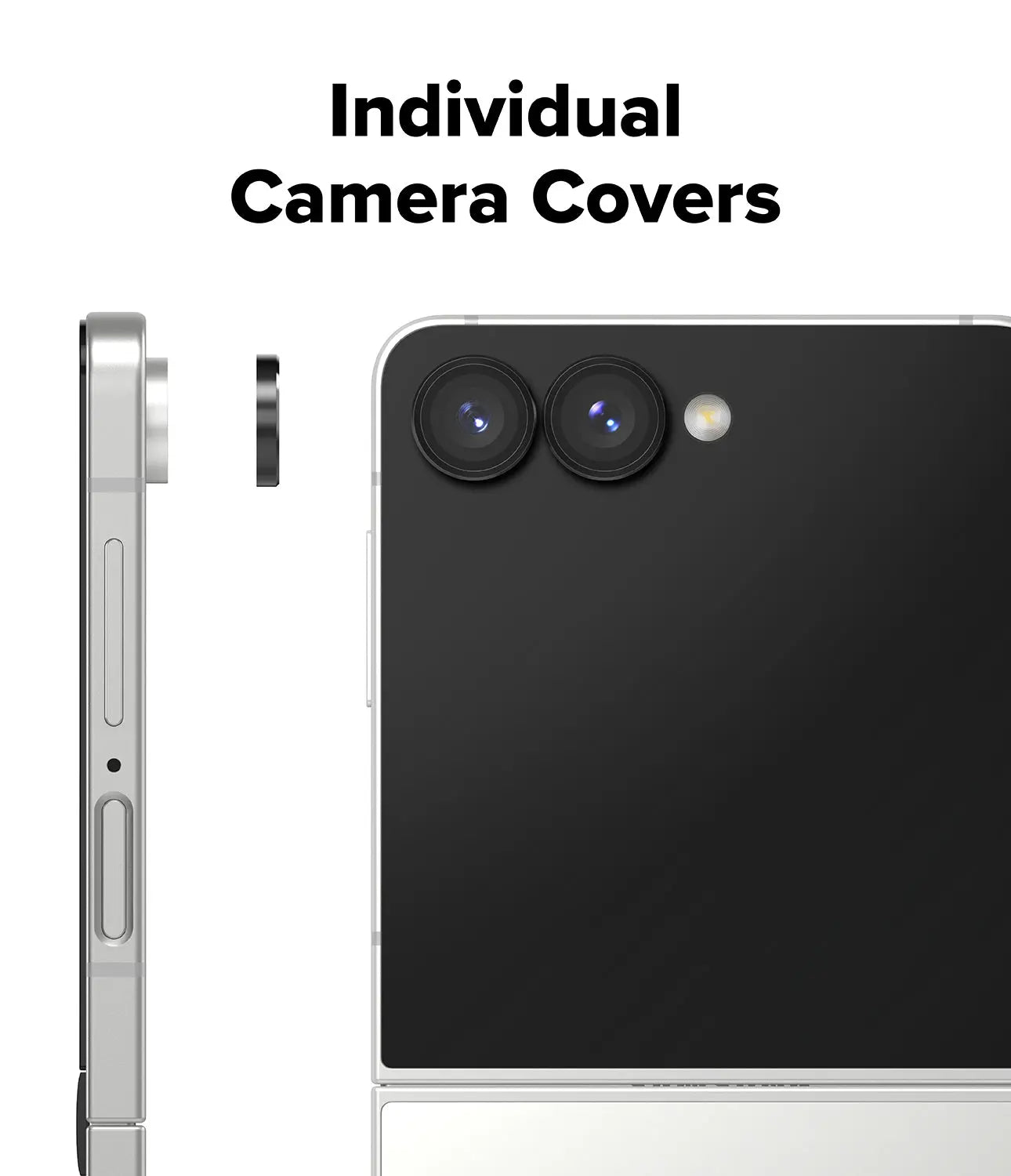 Galaxy Z Flip 7 Camera Lens Frame Glass 2 Pack by Ringke Ringke