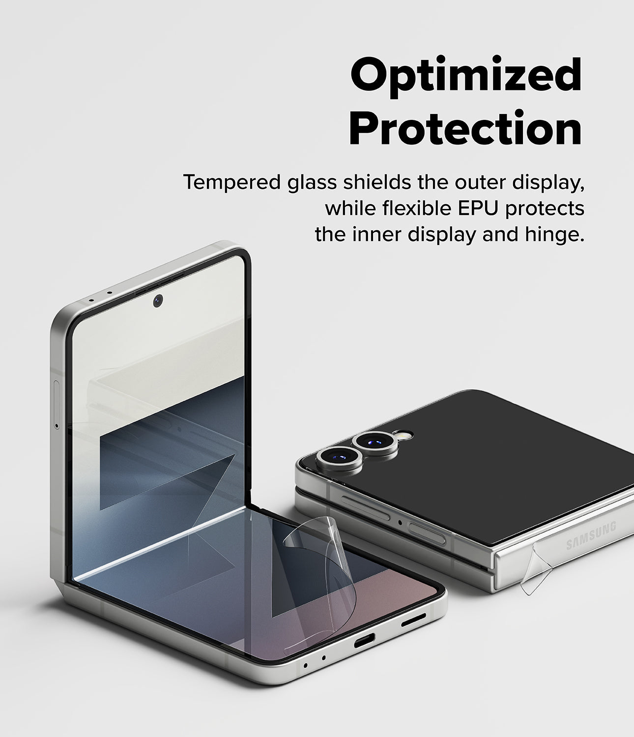 Galaxy Z Flip 7 3-in-1 Protector Pro Film + Hinge by Ringke