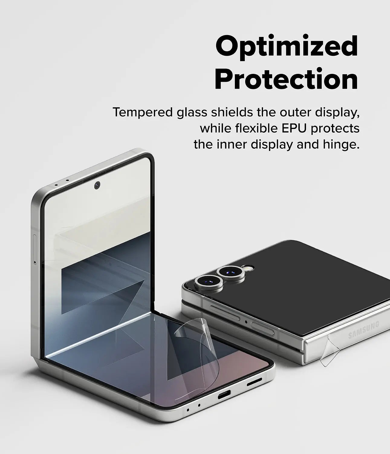 Galaxy Z Flip 7 3-in-1 Protector Pro Film + Hinge by Ringke Ringke