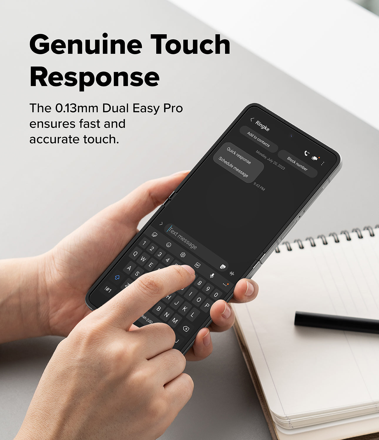 Galaxy Z Flip 7 3-in-1 Protector Pro Film + Hinge by Ringke