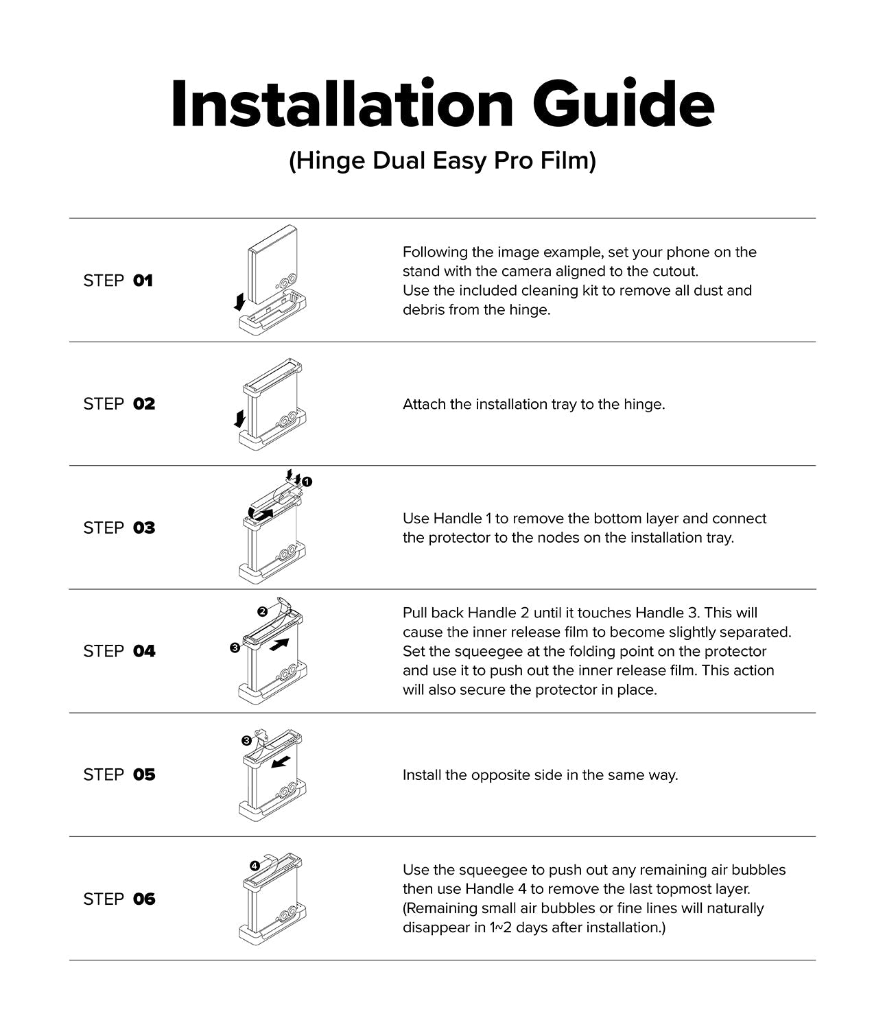 Galaxy Z Flip 7 3-in-1 Protector Pro Film + Hinge by Ringke