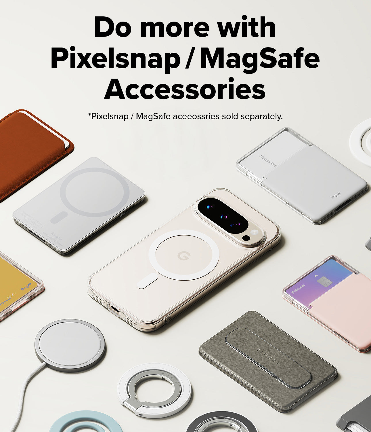 Pixel 10 / 10 Pro Case Fusion Magnetic Clear by Ringke
