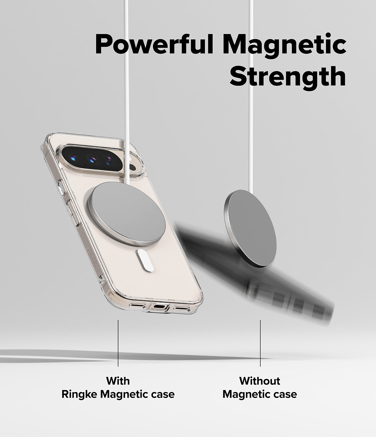 Pixel 10 / 10 Pro Case Fusion Magnetic Clear by Ringke