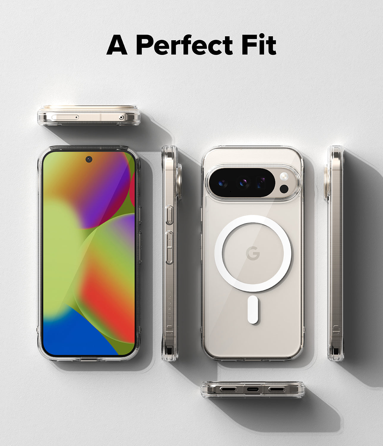Pixel 10 / 10 Pro Case Fusion Magnetic Clear by Ringke