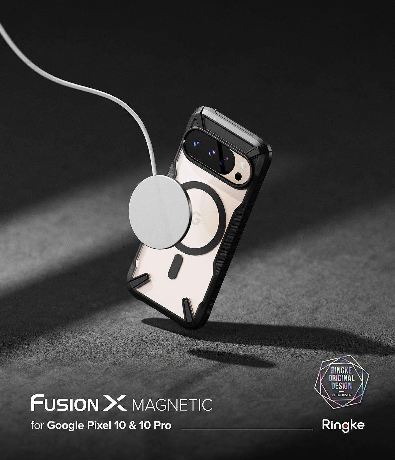 Pixel 10 / 10 Pro Case Fusion X Magnetic Black by Ringke