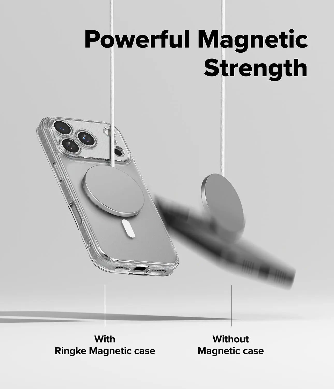iPhone 17 Pro Max Case Fusion Magnetic Matte Clear by Ringke Ringke