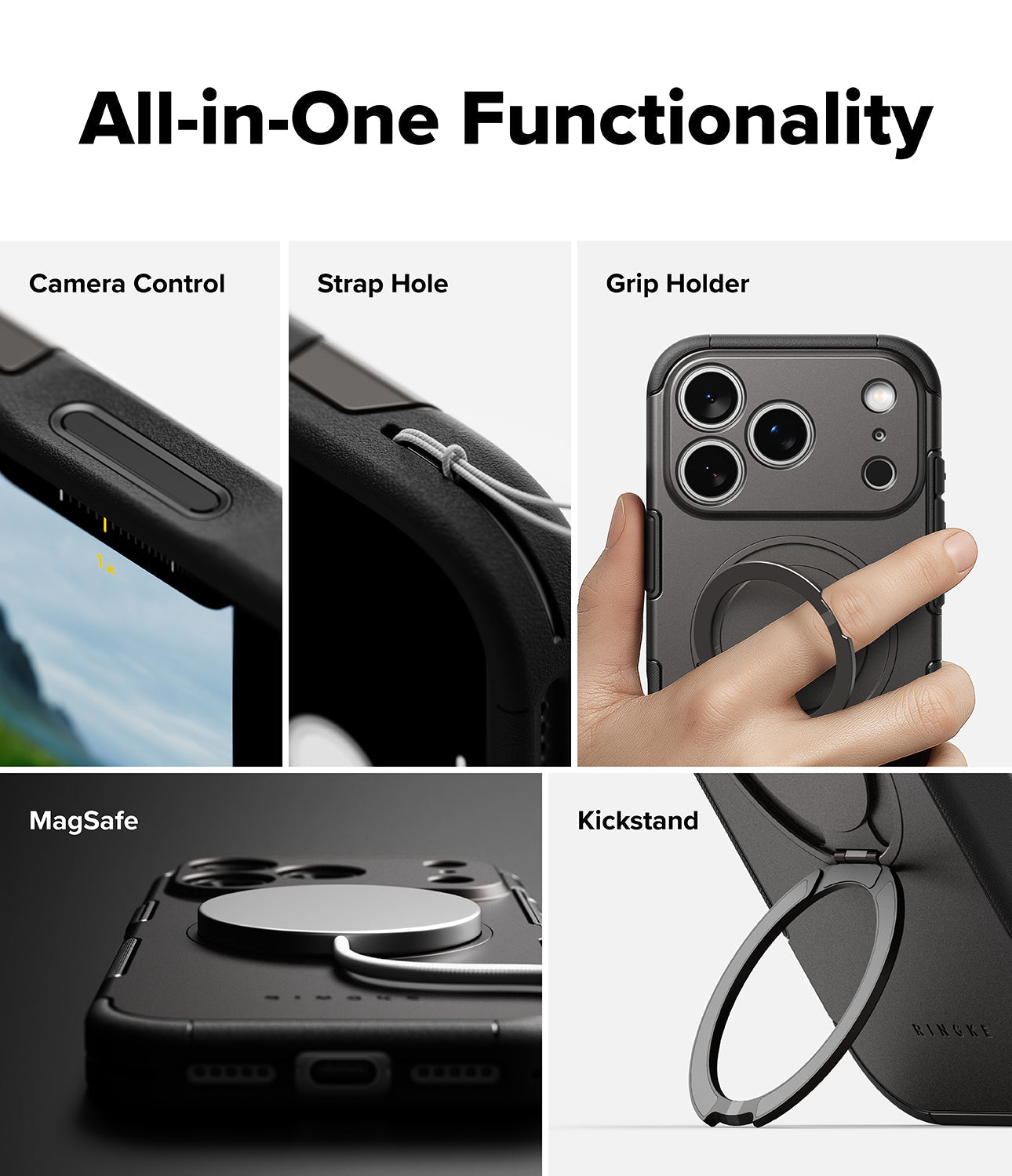 iPhone 17 Pro Max Case Alles Gun Metal by Ringke