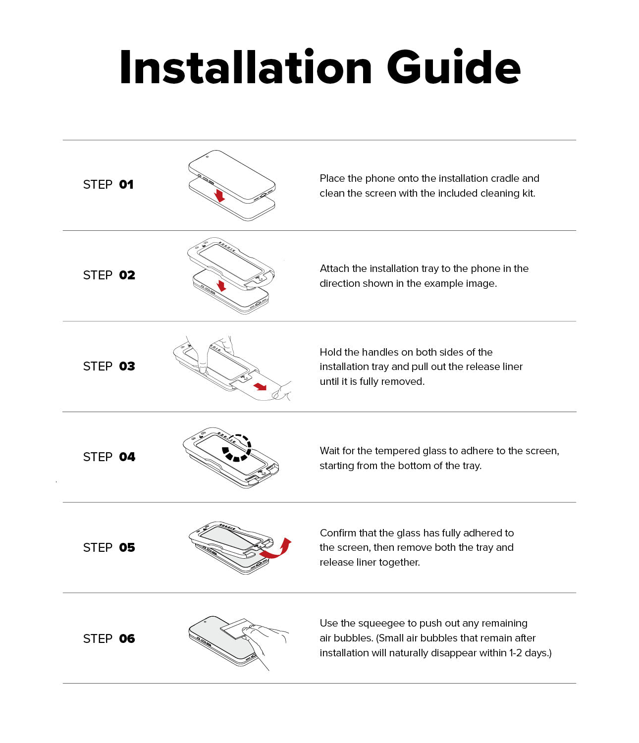 iPhone 17 Pro Max Easy Slide Tempered Glass 2 Pack by Ringke