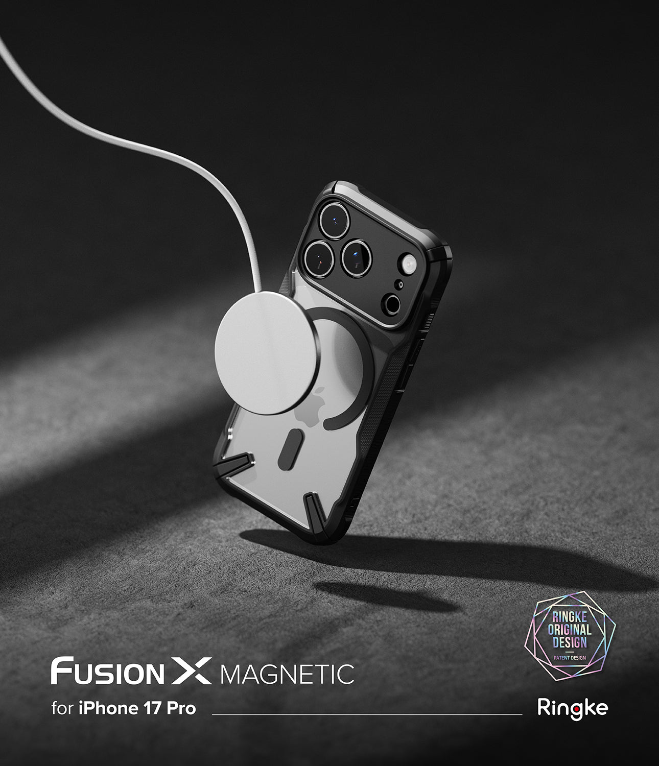 iPhone 17 Pro Case Fusion X Magnetic Black by Ringke