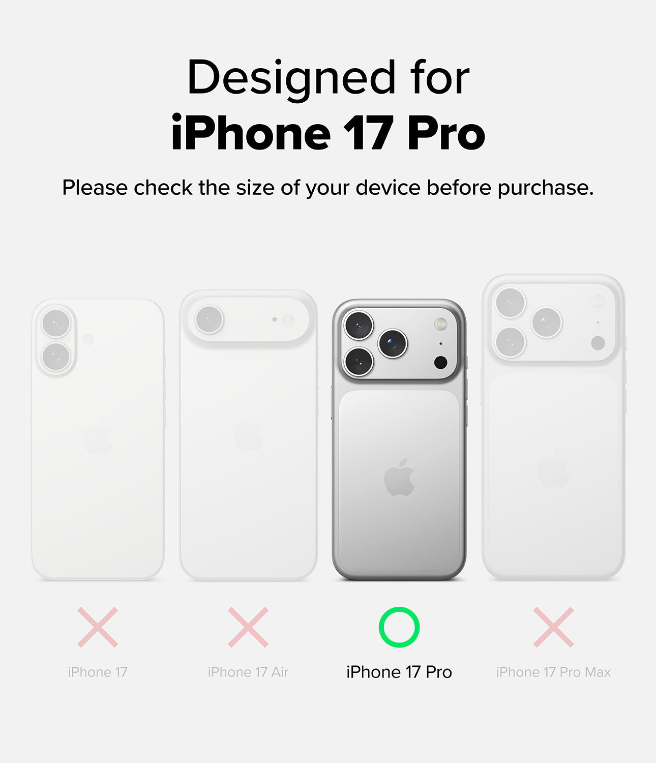 iPhone 17 Pro Case Fusion X Magnetic Black by Ringke